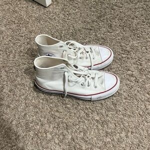 Converse White High-Top Sneakers